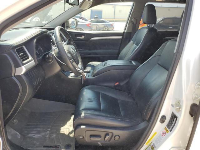 5TDKKRFH9FS050129 - 2015 TOYOTA HIGHLANDER XLE WHITE photo 7