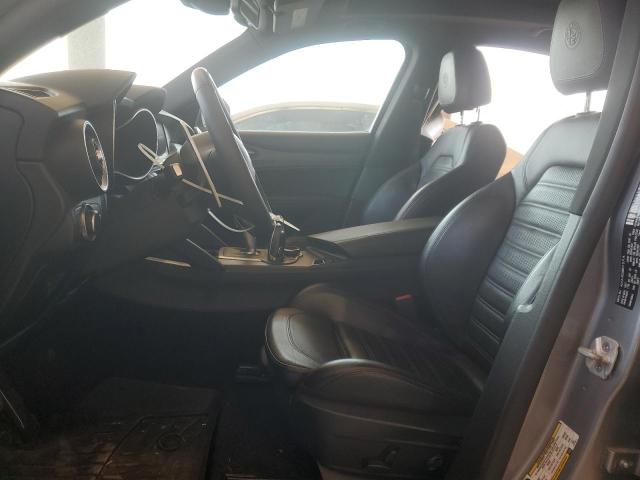 ZASFAKNN6J7B94492 - 2018 ALFA ROMEO STELVIO TI SPORT GRAY photo 7