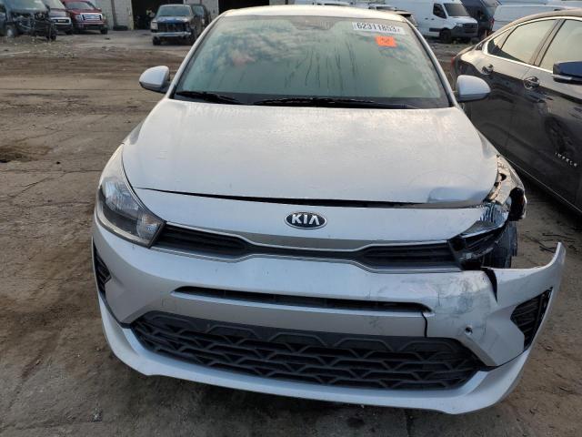 3KPA24AD9ME430744 - 2021 KIA RIO LX SILVER photo 5