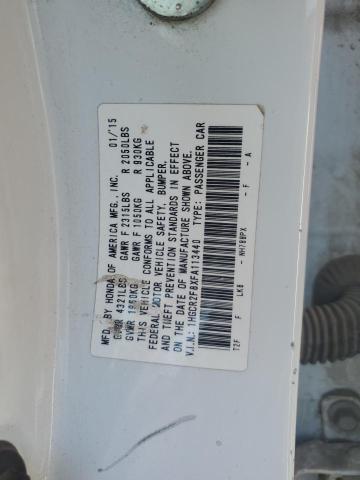 1HGCR2F8XFA113440 - 2015 HONDA ACCORD EXL WHITE photo 12