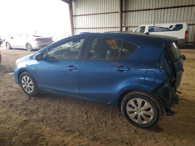 JTDKDTB39E1566827 - 2014 TOYOTA PRIUS C BLUE photo 2