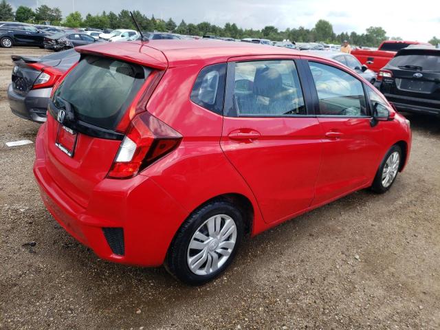 JHMGK5H5XGX034002 - 2016 HONDA FIT LX RED photo 3