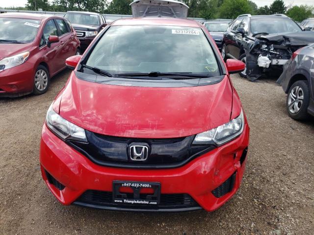 JHMGK5H5XGX034002 - 2016 HONDA FIT LX RED photo 5