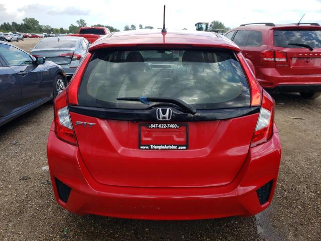 JHMGK5H5XGX034002 - 2016 HONDA FIT LX RED photo 6