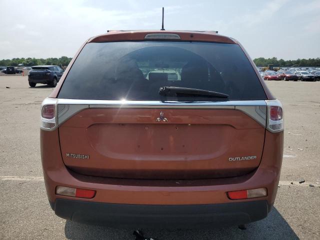 JA4AZ3A36EZ013997 - 2014 MITSUBISHI OUTLANDER SE ORANGE photo 6