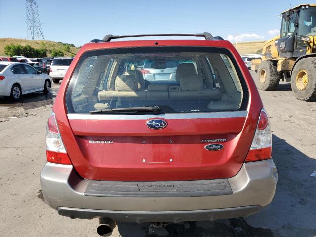 JF1SG67666H708111 - 2006 SUBARU FORESTER 2.5X LL BEAN RED photo 6