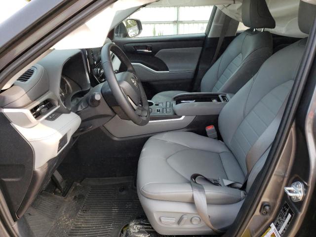 5TDHZRBH3NS585807 - 2022 TOYOTA HIGHLANDER XLE Մոխրագույն լուսանկար 7