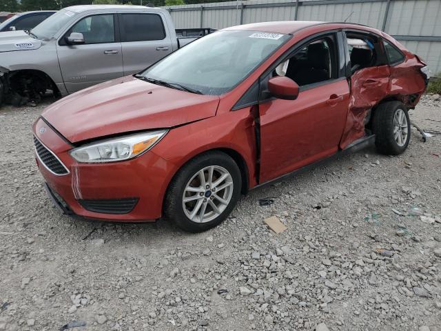 1FADP3F21JL268231 - 2018 FORD FOCUS SE RED photo 1