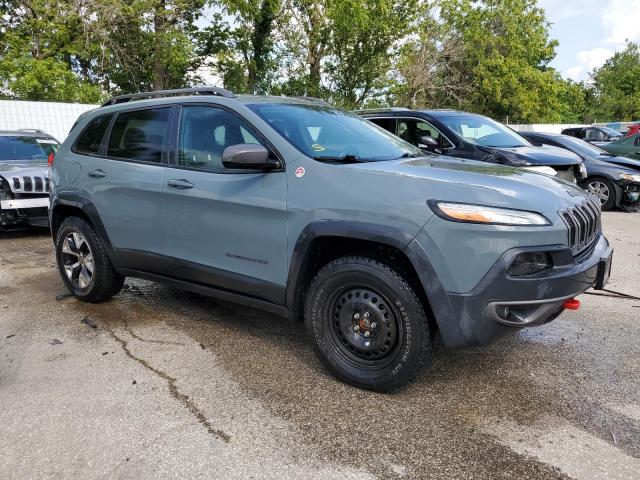 1C4PJMBS9EW134866 - 2014 JEEP CHEROKEE TRAILHAWK GRAY photo 4