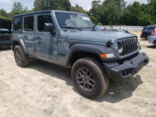 1C4PJXDG1RW367835 - 2024 JEEP WRANGLER SPORT 蓝色 照片 4