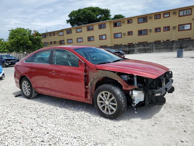 5NPE24AF6JH699326 - 2018 HYUNDAI SONATA SE RED photo 4