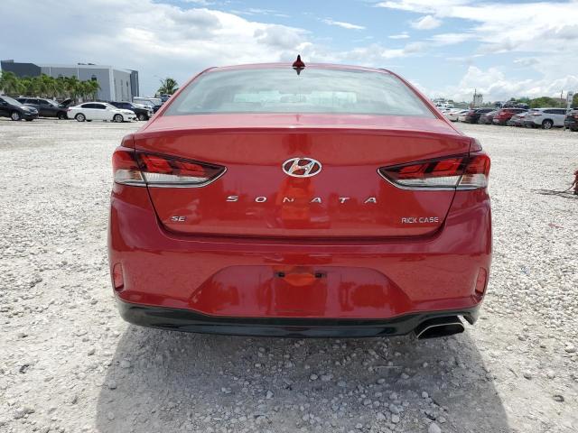 5NPE24AF6JH699326 - 2018 HYUNDAI SONATA SE RED photo 6