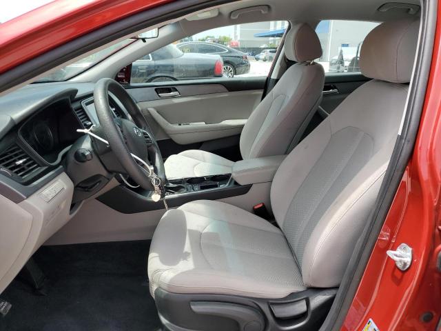 5NPE24AF6JH699326 - 2018 HYUNDAI SONATA SE RED photo 7