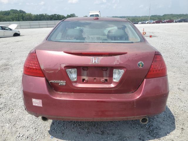 1HGCM66596A006813 - 2006 HONDA ACCORD EX 勃艮第红 照片 6