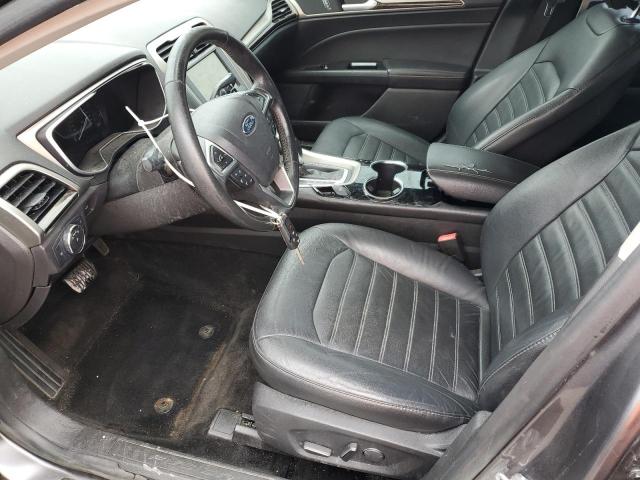 3FA6P0H94ER240528 - 2014 FORD FUSION SE GRAY photo 7