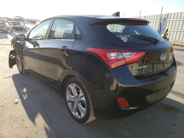 KMHD35LE9DU069793 - 2013 HYUNDAI ELANTRA GT BLACK photo 2