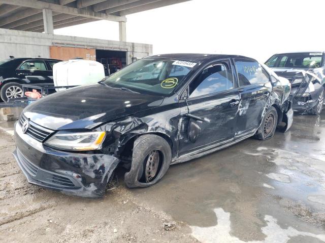 3VW2K7AJ4CM423679 - 2012 VOLKSWAGEN JETTA BASE 黑色 照片 1