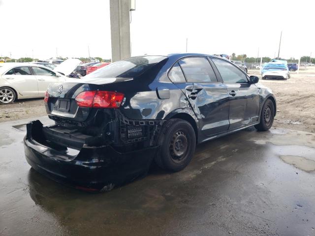 3VW2K7AJ4CM423679 - 2012 VOLKSWAGEN JETTA BASE 黑色 照片 3