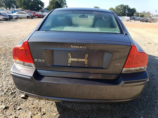 YV1RS592162543576 - 2006 VOLVO S60 2.5T GRAY photo 6