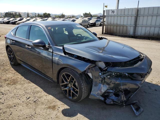 19XFL1H84NE014371 - 2022 HONDA CIVIC SPORT TOURING رمادي صورة 4