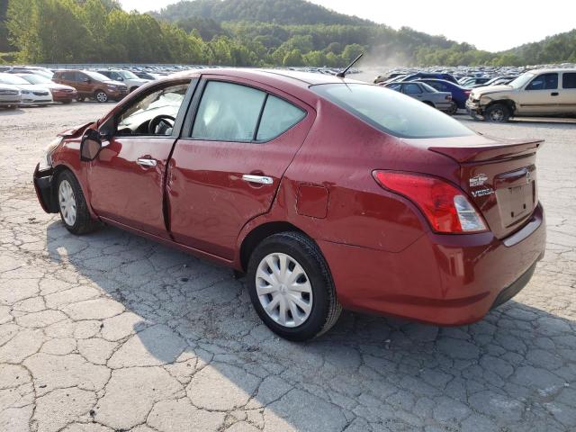 3N1CN7AP5KL834681 - 2019 NISSAN VERSA S MAROON photo 2