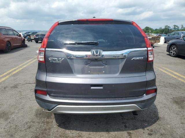 2HKRM4H59FH630744 - 2015 HONDA CR-V EX GRAY photo 6