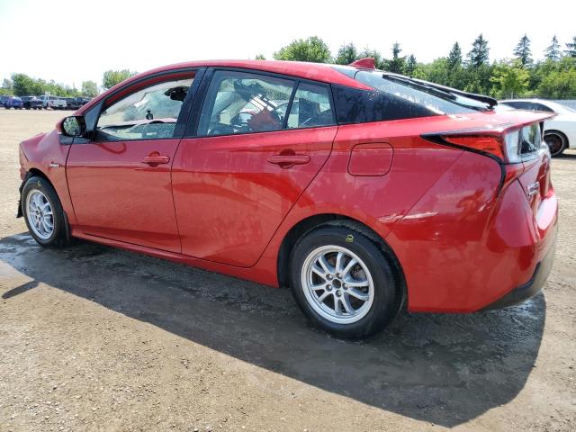 JTDL9RFU2K3010645 - 2019 TOYOTA PRIUS أحمر صورة 2