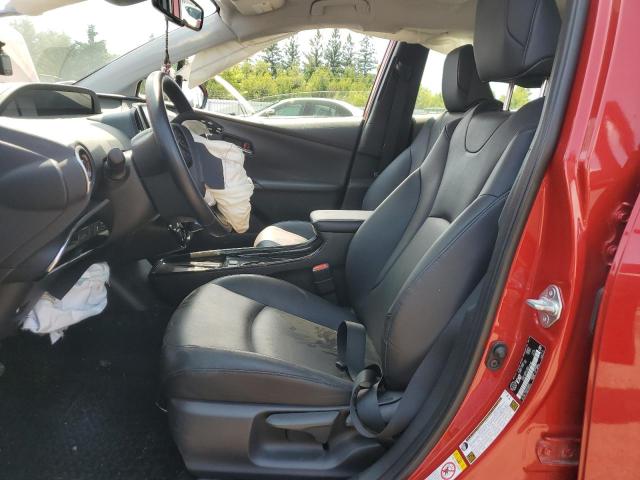 JTDL9RFU2K3010645 - 2019 TOYOTA PRIUS أحمر صورة 7