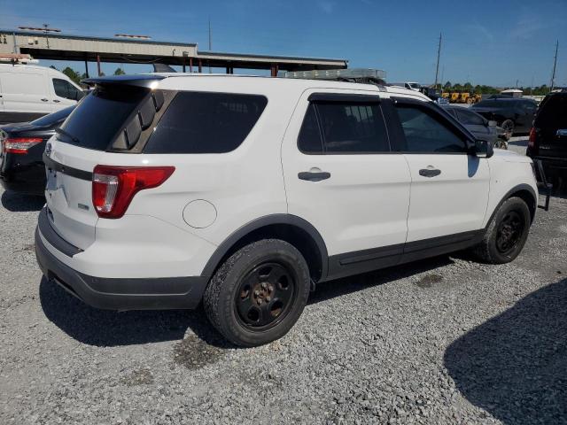 1FM5K8AR3JGC42734 - 2018 FORD EXPLORER POLICE INTERCEPTOR WHITE photo 3