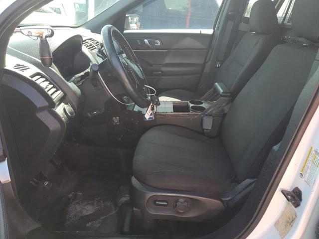1FM5K8AR3JGC42734 - 2018 FORD EXPLORER POLICE INTERCEPTOR WHITE photo 7