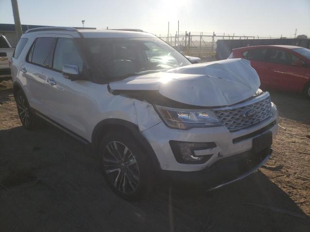 1FM5K8HT5GGB79548 - 2016 FORD EXPLORER PLATINUM WHITE photo 1