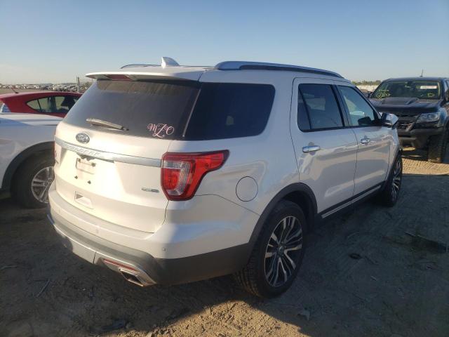 1FM5K8HT5GGB79548 - 2016 FORD EXPLORER PLATINUM WHITE photo 4