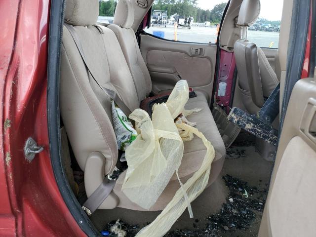 5TEGN92N03Z232888 - 2003 TOYOTA TACOMA DOUBLE CAB PRERUNNER RED photo 10