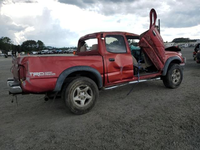 5TEGN92N03Z232888 - 2003 TOYOTA TACOMA DOUBLE CAB PRERUNNER RED photo 3
