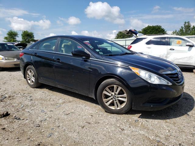 5NPEB4AC7CH460750 - 2012 HYUNDAI SONATA GLS BLACK photo 4