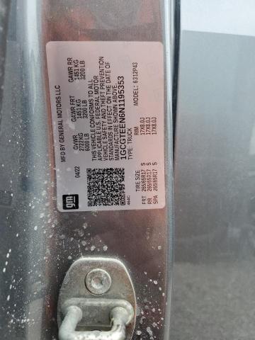 1GCGTEEN6N1195353 - 2022 CHEVROLET COLORADO ZR2 GRAY photo 12