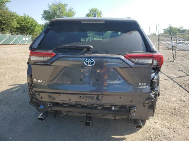 JTMRWRFV5MD115723 - 2021 TOYOTA RAV4 XLE GRAY photo 6