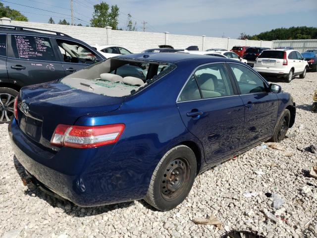 4T1BF3EK5BU586124 - 2011 TOYOTA CAMRY 4D 2 BASE BLUE photo 3