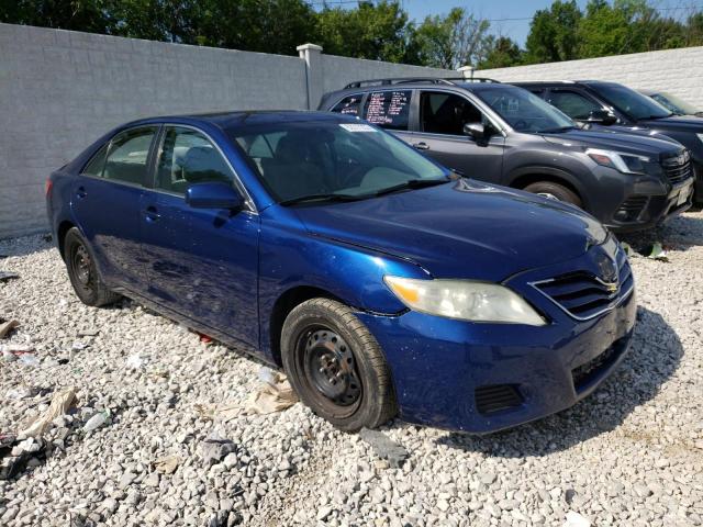 4T1BF3EK5BU586124 - 2011 TOYOTA CAMRY 4D 2 BASE BLUE photo 4