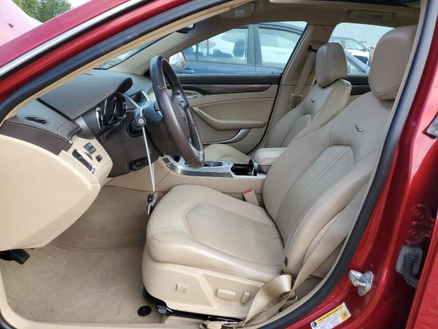 1G6DK5ED8B0115844 - 2011 CADILLAC CTS PERFORMANCE COLLECTION RED photo 7