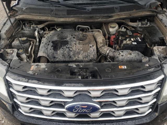 1FM5K7DH5GGD12000 - 2016 FORD EXPLORER XLT BLACK photo 12