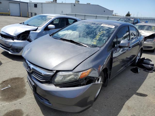 19XFB5F56CE002819 - 2012 HONDA CIVIC NATURAL GAS GRAY photo 1