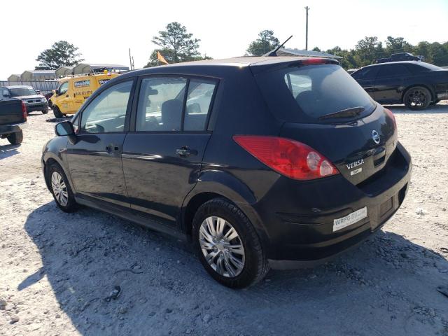 3N1BC13E77L436678 - 2007 NISSAN VERSA S BLACK photo 2