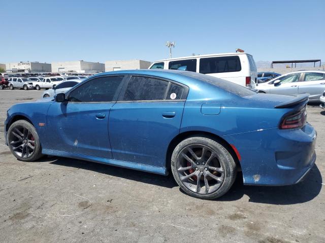 2C3CDXGJXLH162120 - 2020 DODGE CHARGER SCAT PACK BLUE photo 2