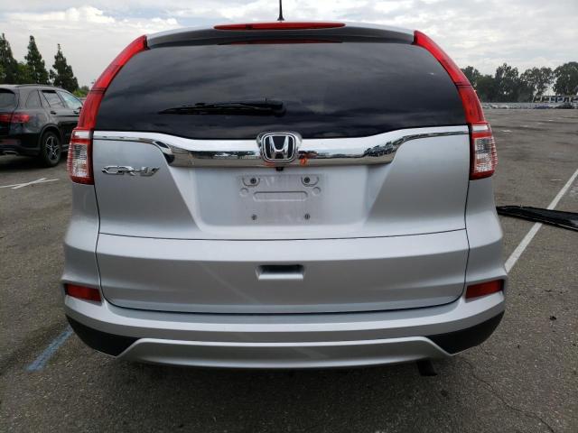 2HKRM3H53GH560315 - 2016 HONDA CR-V EX SILVER photo 6