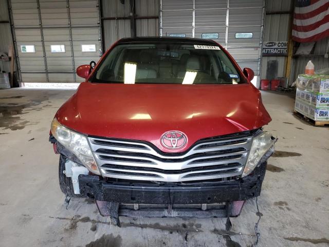 4T3ZK11A89U016003 - 2009 TOYOTA VENZA BURGUNDY photo 5