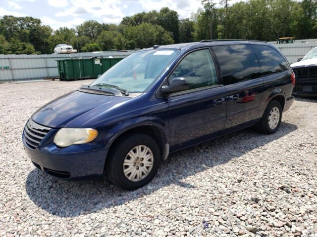 2C4GP44R75R597008 - 2005 CHRYSLER TOWN AND C LX BLUE photo 1