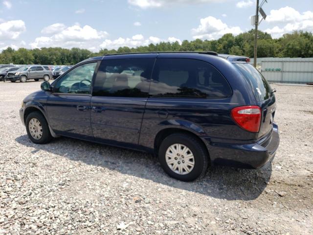 2C4GP44R75R597008 - 2005 CHRYSLER TOWN AND C LX BLUE photo 2