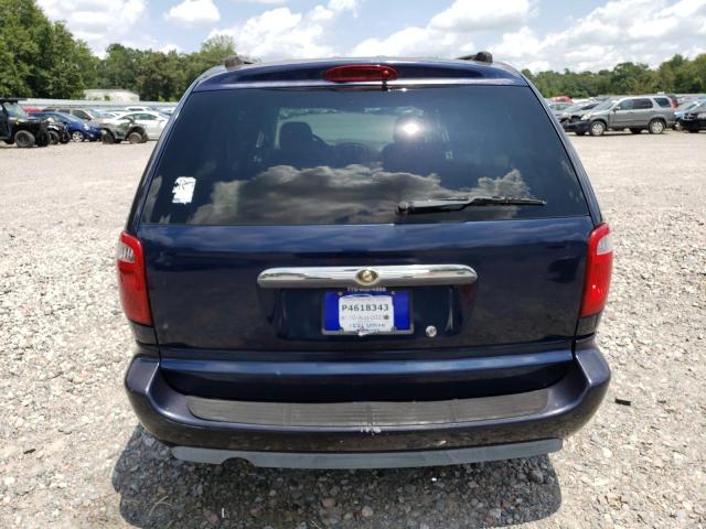 2C4GP44R75R597008 - 2005 CHRYSLER TOWN AND C LX BLUE photo 6