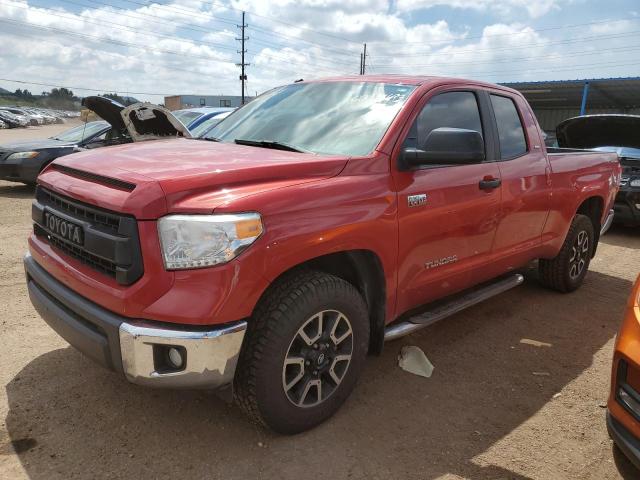 5TFUW5F19EX349301 - 2014 TOYOTA TUNDRA DOUBLE CAB SR/SR5 MAROON photo 1